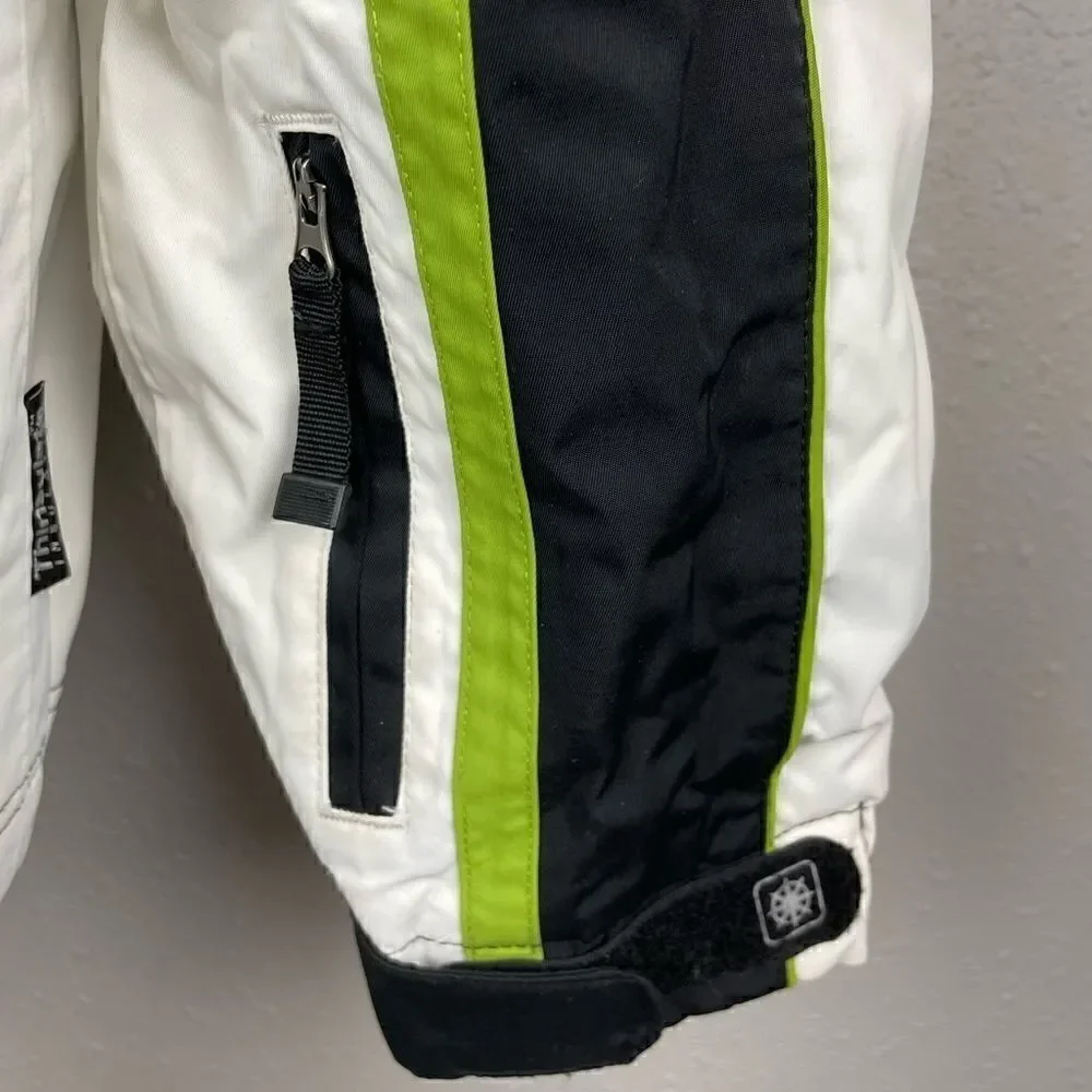 Crane Sports Hooded Ski/Snowboard Jacket Size M EUC
